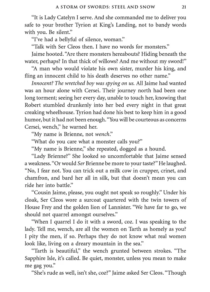 A Storm of Swords: Part 1 Steel and Snow. A Song of Ice and Fire. Book 3 - Джордж Р. Р. Мартін - фото 5