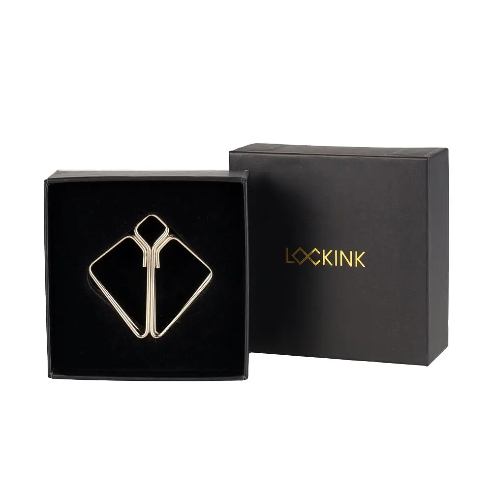 Затискачі для сосків LOCKINK Minimalism Nipple Clamps, золотисті - фото 2