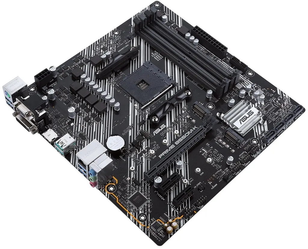 Материнская плата PRIME B550M-K sAM4 B550 4xDDR4 M.2 HDMI DVI D-Sub mATX Asus teh0018941 - фото 5