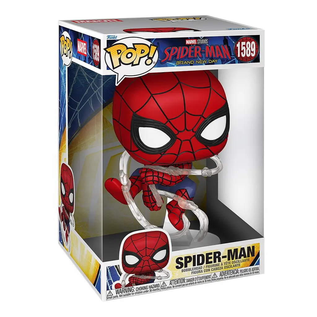 Ігрова фігурка FUNKO POP! серії "Людина-павук: Абсолютно новий день" - ЛЮДИНА-ПАВУК (25 см) Funko 83966