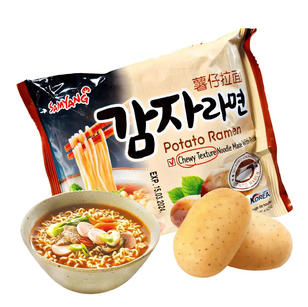 Локшина швидкого приготування Samyang Buldak Potato Ramen 120г - фото 2