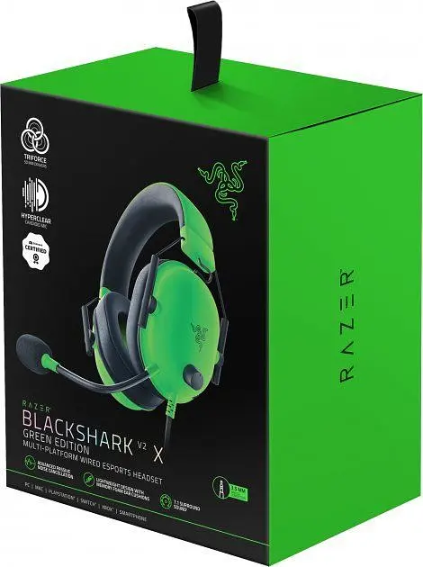 Ігрові навушники Razer Blackshark V2 X Green (RZ04-03240600-R3M1) [69928] - фото 5