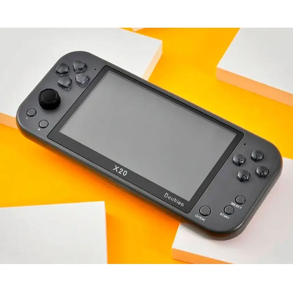 Ретро ігрова приставка Data Frog X20 Doubles 20000 в 1 Grey [112453] - фото 4