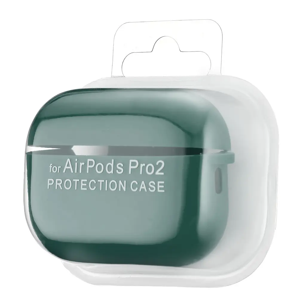 Чохол Silicone Case 2,5mm with microfiber for AirPods Pro 2 Pine Needle Зелений - фото 2