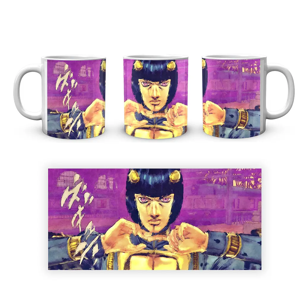 Кружка GeekLand Неймовірні пригоди ДжоДжо JoJo's Bizarre Adventure Бруно Буччеллаті JJ 02.419 - фото 4