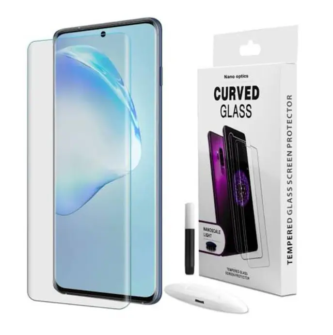 Захисне скло DK для Tecno Spark 20 Pro+ UV Curved 018110 clear 2 шт. - фото 6