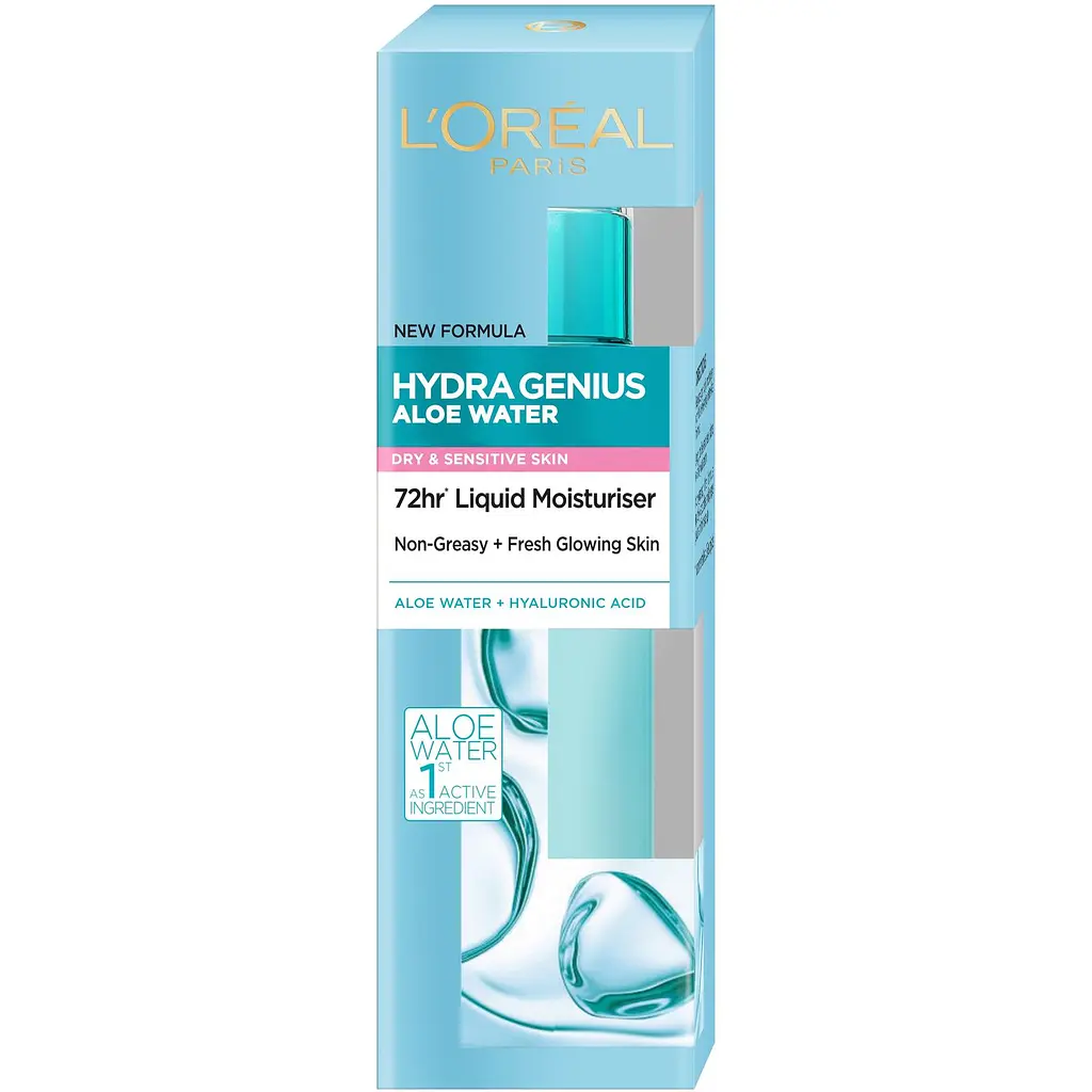 Аква-флюїд L'Oreal Paris Skin Expert Геній зволоження, для сухої та чутливої шкіри, 70 мл (A9268500) - фото 2