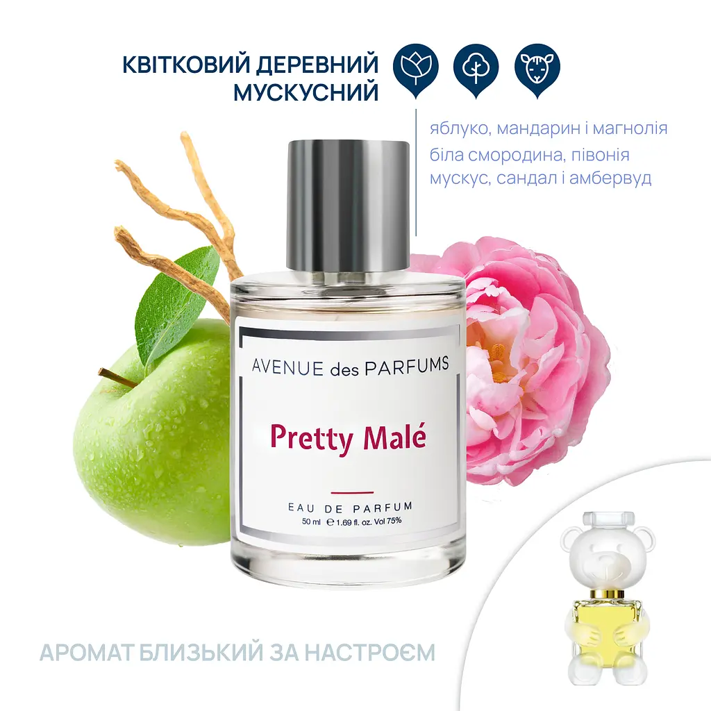 Парфюмерная вода Pretty Male Avenue des Parfums 50 мл - фото 2