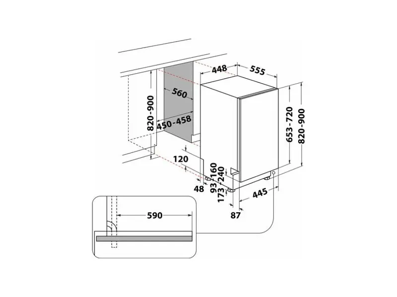 Посудомоечная машина Indesit DI9E2B10 - фото 6