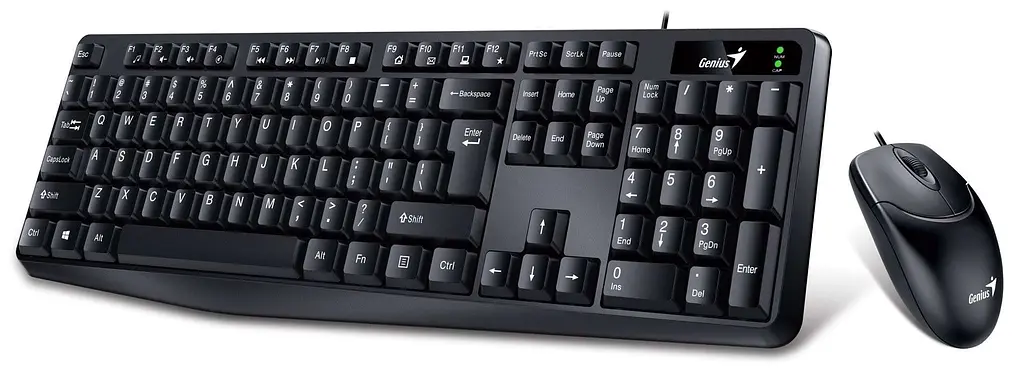 Комплект (клавіатура + миша) Genius KM-170 USB Black Ukr (31330006409) - фото 2