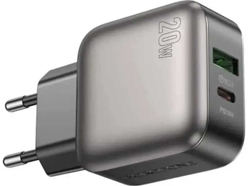 Мережевий зарядний пристрій Borofone BAS54A Absolute Type-C to Lightning cable Black (6941991116216) - фото 2