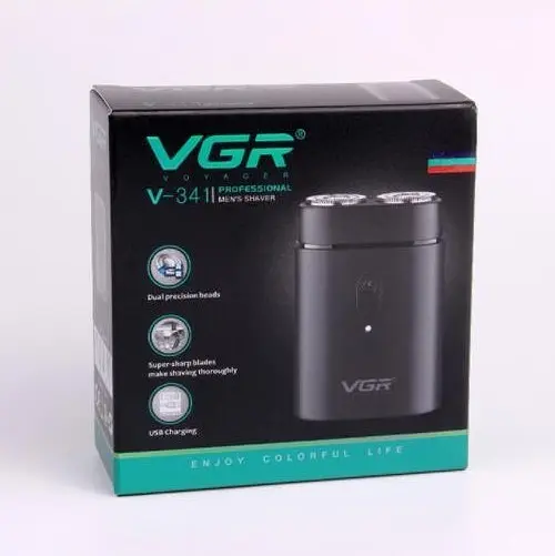 Бритва акумуляторна роторна портативна VGR V-341 - фото 7