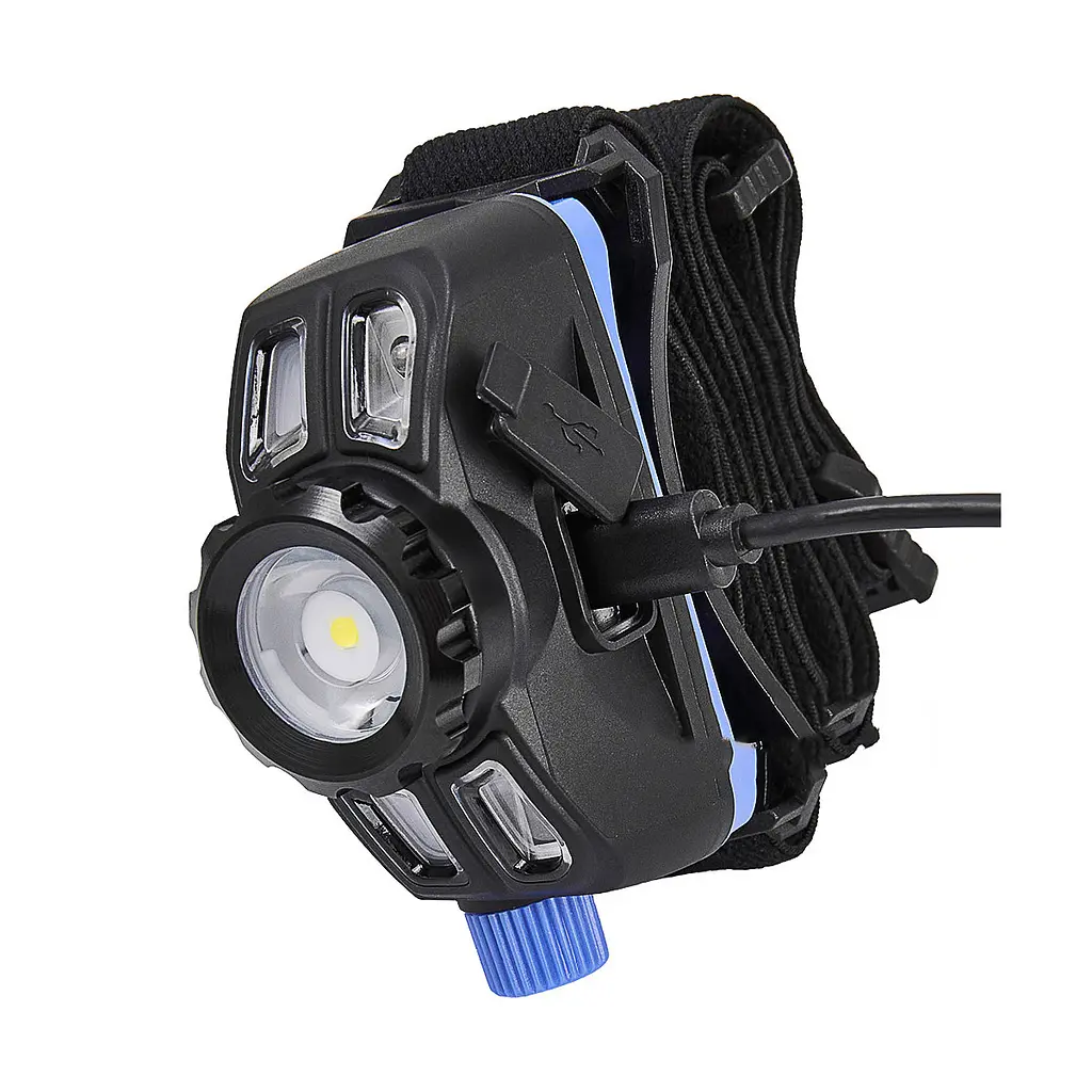 Ліхтар налобний Brevia 400Lm + 200Lm 3W+3W COB 1200mAh IP65 (14100WX1) - фото 3