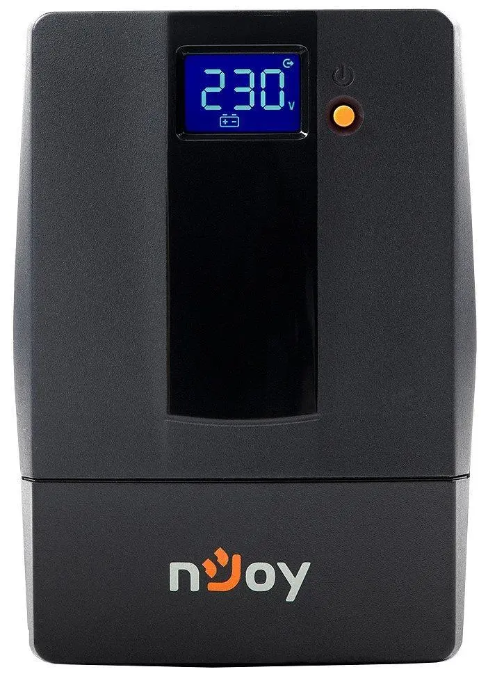Источник бесперебойного питания nJoy Horus Plus 600 (PWUP-LI060H1-AZ01B) Lin.int. AVR 2 x евро USB LCD пластик (Horus Plus 600 USB) - фото 4