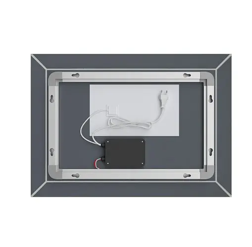 Дзеркало Mixxus Premium CUBIC MR14-80x60-REVERSE (LED Touch, Anti-fog) (MP6648) - фото 4