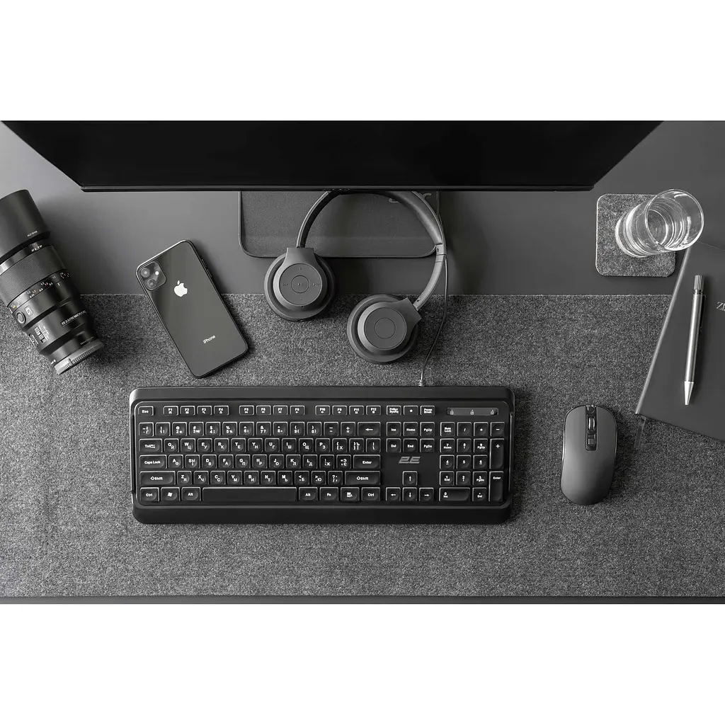 Клавіатура 2E KS120 USB UA Black (2E-KS120UB_UA) [150973] - фото 10