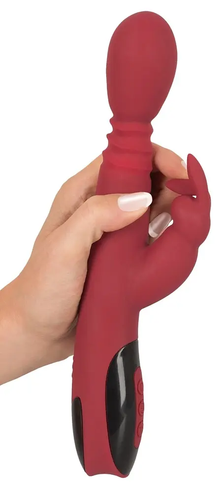 Вібратор You2Toys-кролик Rechargeable Massager For Her Rabbit Vibrator 26.5 см червоний - фото 4