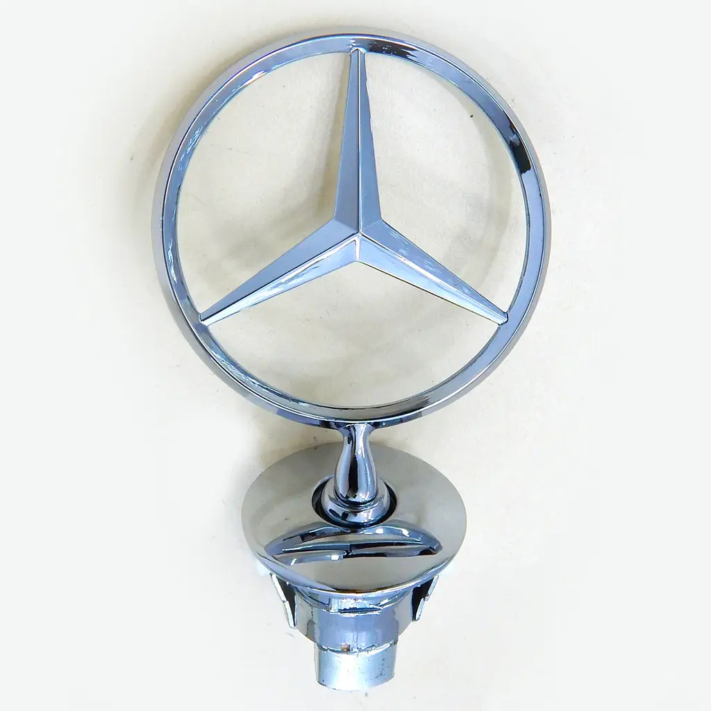 Емблема приціл на капот Mercedes-Benz Хром W124 W210 W202 W203 W204 W221 W211 W212 W222 металл (OEM a2218800086) - фото 4
