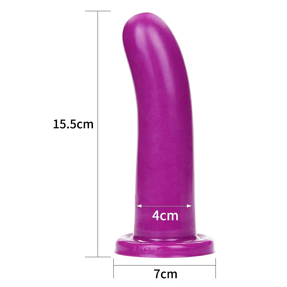 Фалоімітатор LoveToy Holy Dong 6" 17 см фіолетовий - фото 7
