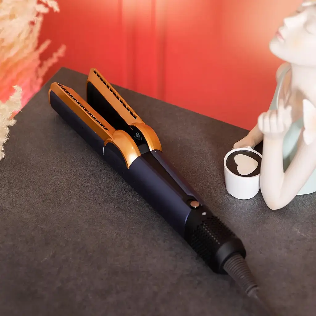 Випрямляч для волосся Smart X Air Straightener 2 швидкості 5 режимів 1300 Вт Синій/золото - фото 8