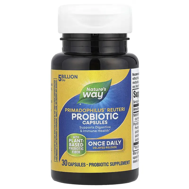 Комплекс Пробіотиків Primadophilus® Reuteri 5 млрд КУО - 30 вег. капсул - фото 3