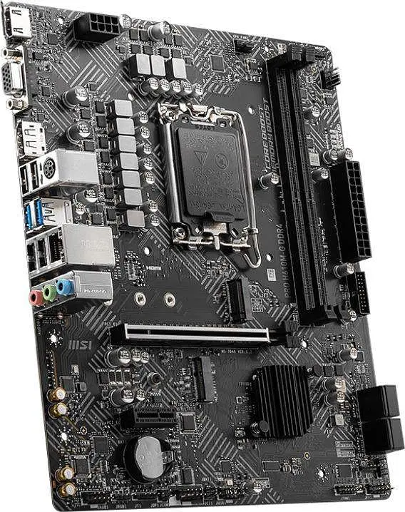 Материнська плата MSI PRO H610M-G DDR4 (PRO H610M-G DDR4) (Socket 1700, Intel H610, Micro-ATX) - фото 2