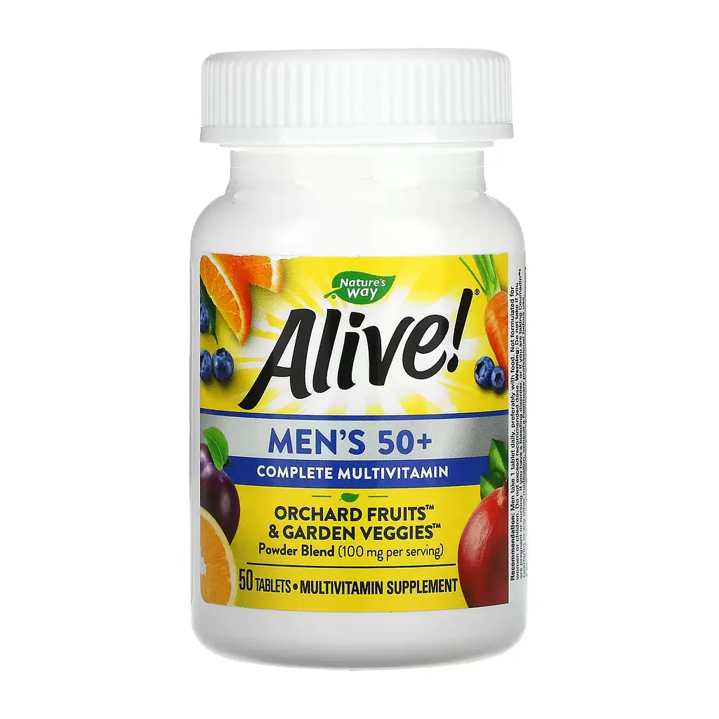 Повний Вітамінний Комплес для Чоловіків від 50 років Men's 50+ Complete Multivitamin - 50 таб - фото 3