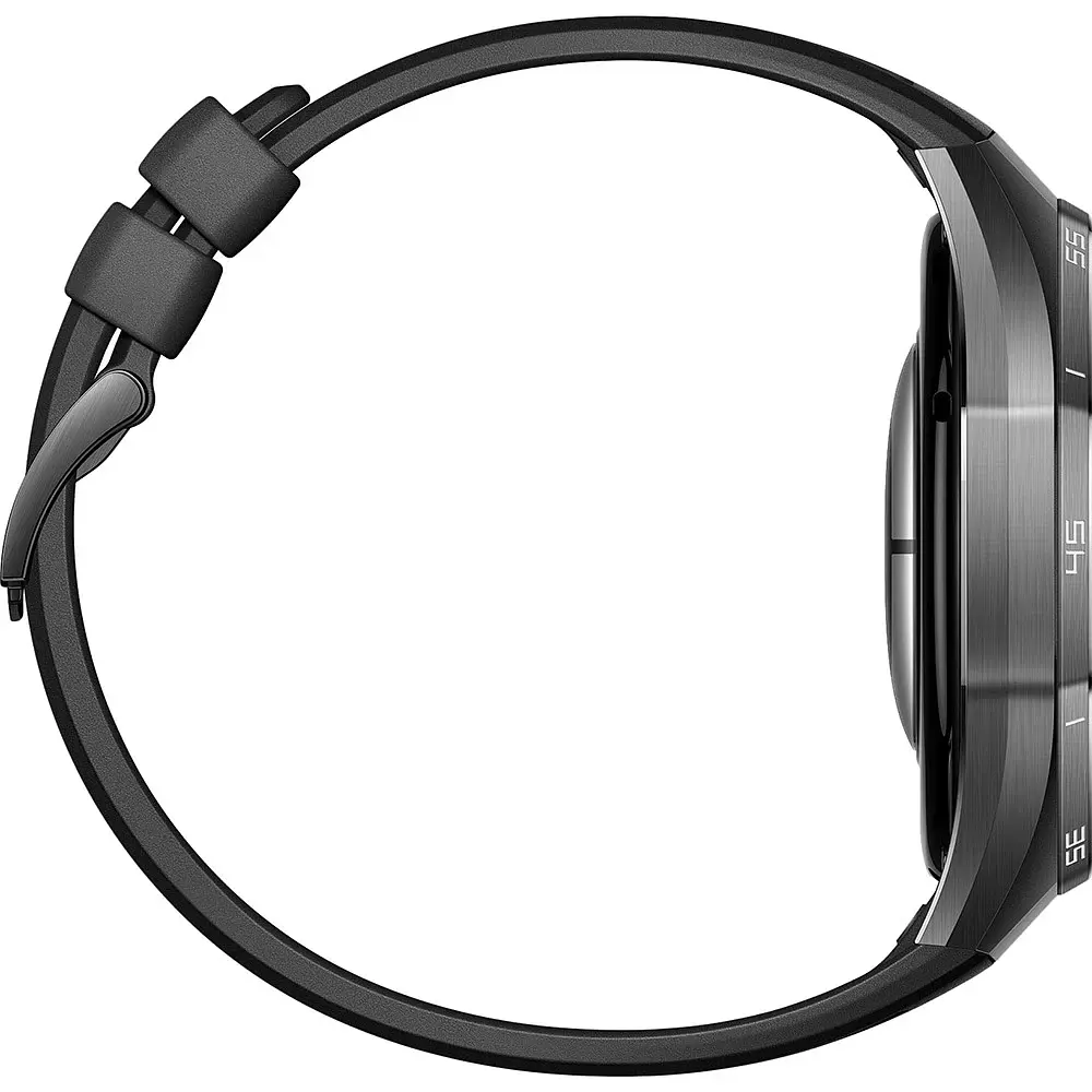 Смарт-годинник Smart Watch Huawei GT 6 Pro 46mm (55020FTU) Black (Fluoroelastomer Strap) UA - фото 5