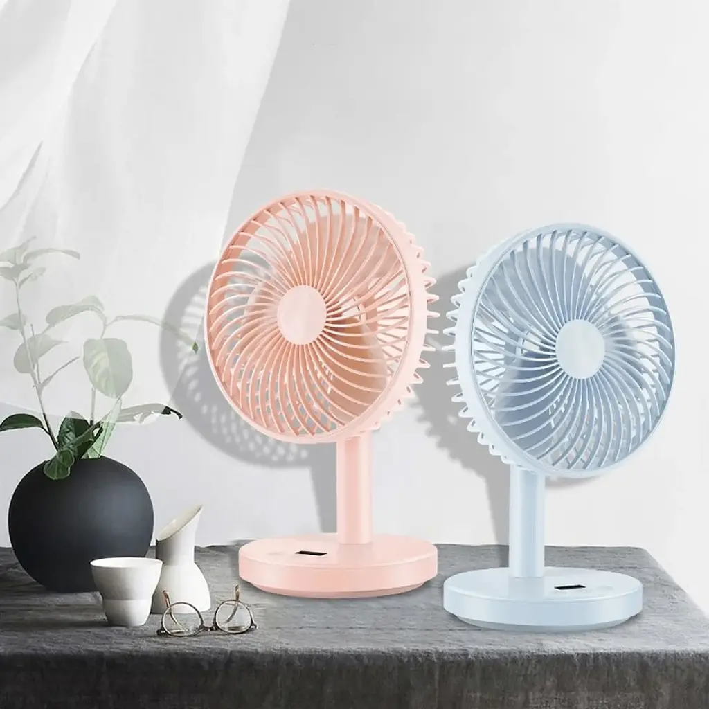 Портативний вентилятор Jile Desktop small fan 01 Pink (1146684) [167298] - фото 10