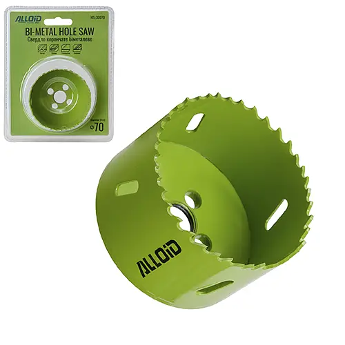 Сверло корончатое Alloid Building Tools биметаллическое 70 мм (HS-30070) - фото 2