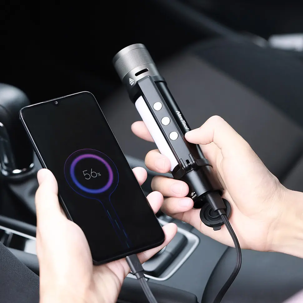 Світлодіодний ліхтар NexTool 6в1 з магнітом, з функцією powerbank, 1000 лм - фото 7