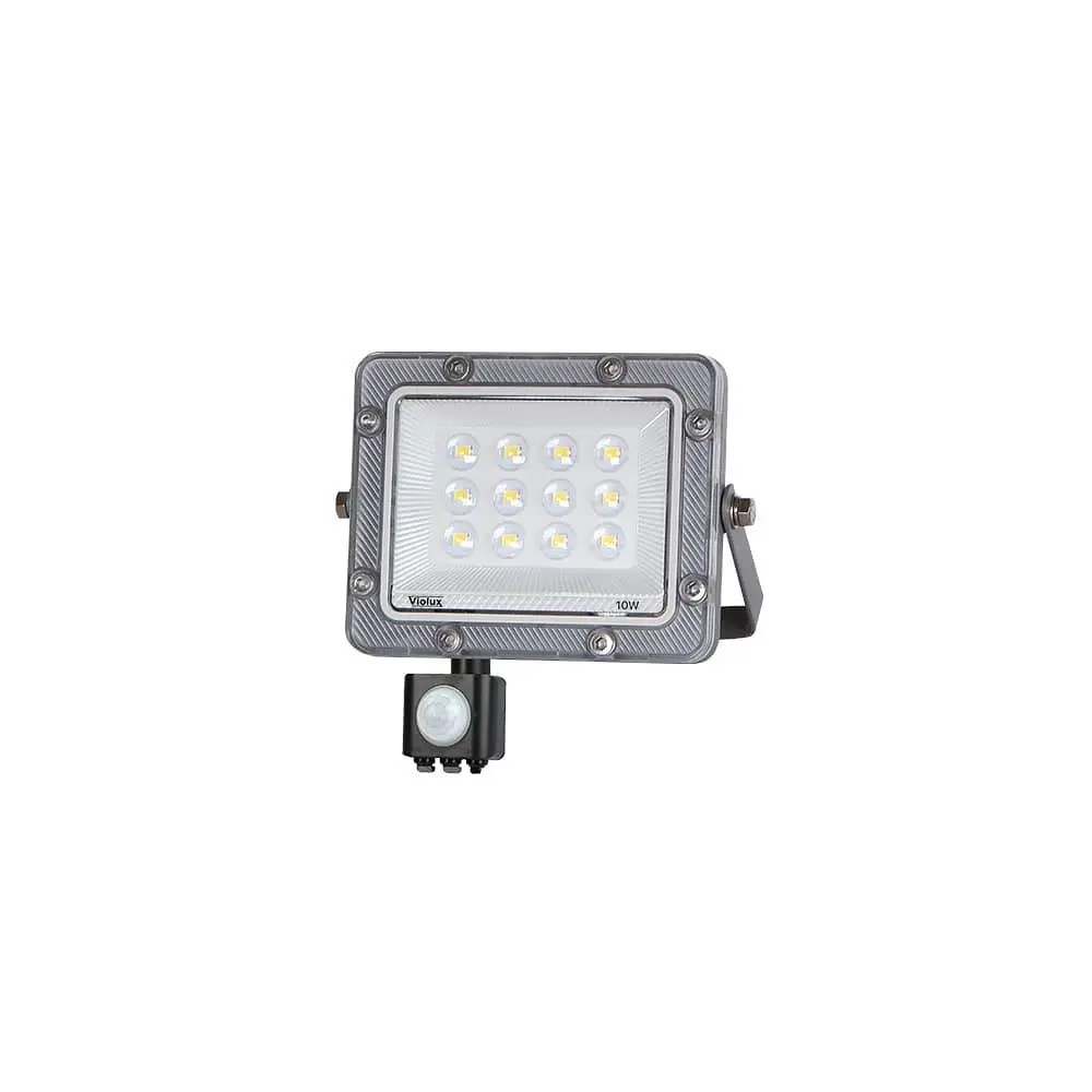 Прожектор LED Violux CARBON-S 10W 5000K 1000lm IP65 з датчиком ( 400202 )