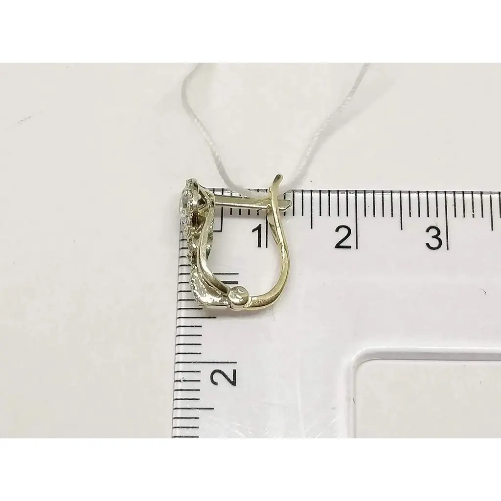 Золоті сережки Гаразд з фіанітами. 3533549 - фото 6