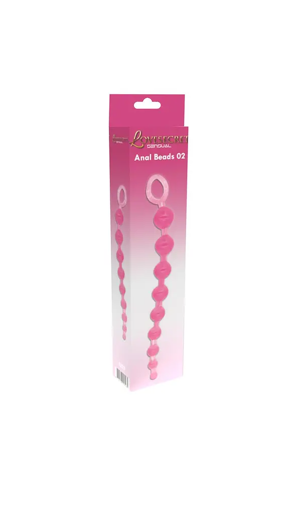 Анальные бусы Lovesecret Anal Beads 02 30 см (розовый) - фото 5