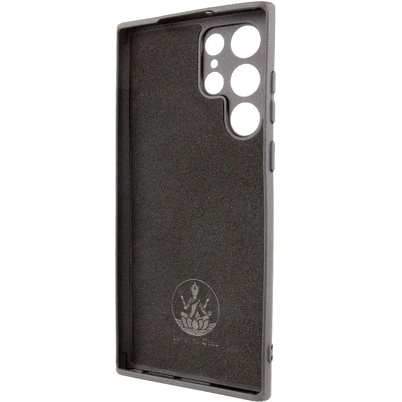Чохол TPU Getman Liquid Silk Full Camera для Samsung Galaxy S24 Ultra Чорний / Black - фото 4