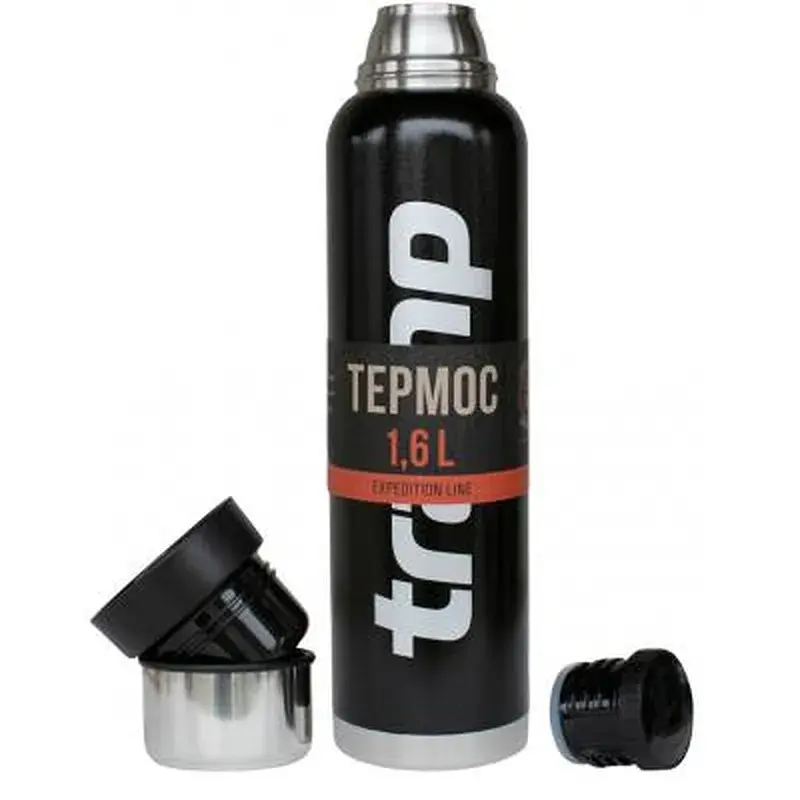 Термос Tramp Expedition Line 1.6 л Black (UTRC-029-black) - фото 2