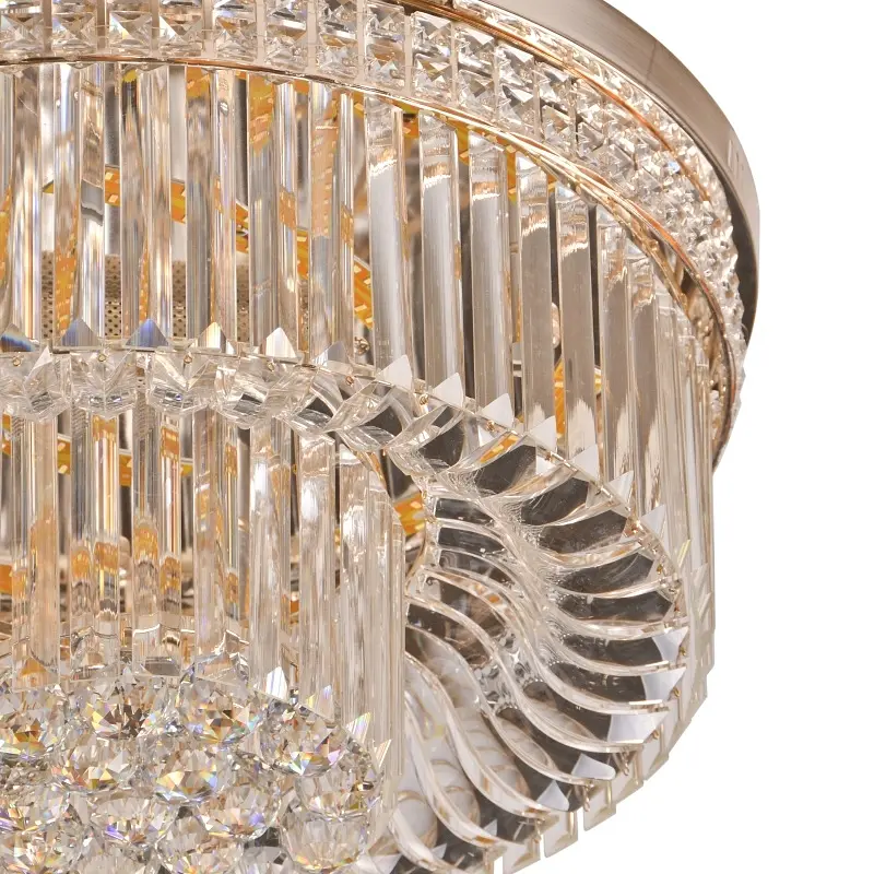 Люстра Brille потолочная торт с подсветкой LED E14 40W G (BCL-638C/4) - фото 5