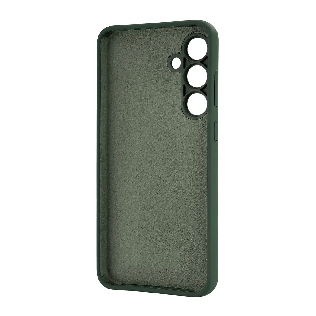 Чохол Silicone Case Samsung S24 FE (S721) Dark Green - фото 2