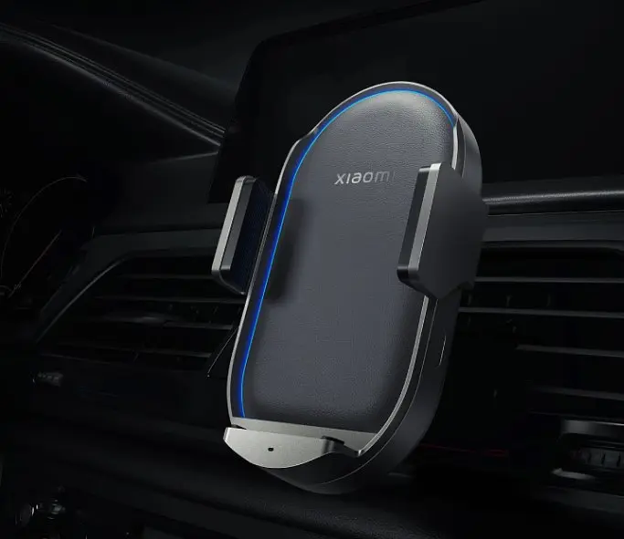 Автотримач Xiaomi 50W Wireless Car Charger Black - фото 2