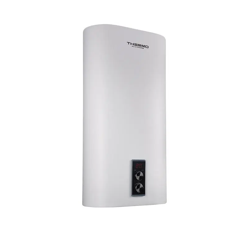 Водонагреватель Thermo Alliance, 2 кВт, сухой ТЭН, 30 л плоский, вертикальный, прямоугольный, белый (DT30V20GPDD/2) - фото 4