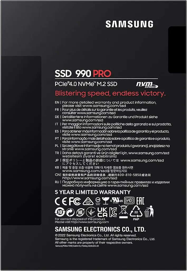 Samsung Накопичувач SSD M.2 2TB PCIe 4.0 990PRO - фото 8
