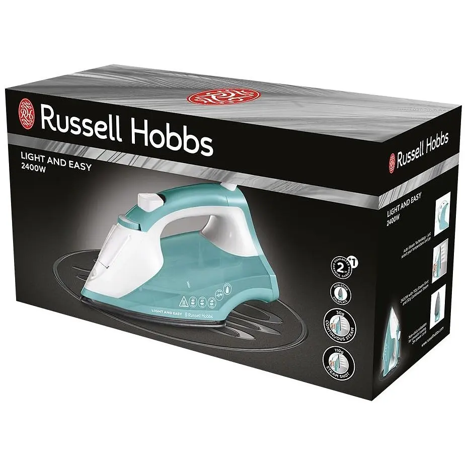 Праска Russell Hobbs Light&Easy 2400 Вт бірюзова (26470-56) - фото 3