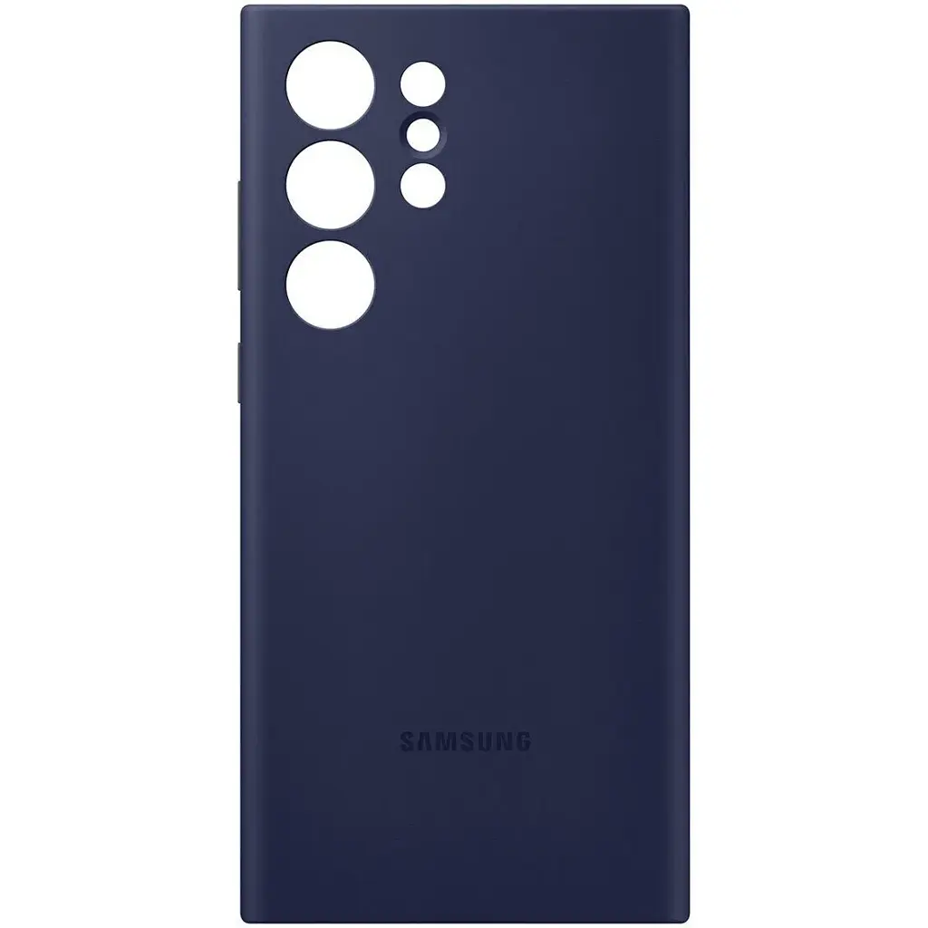 Чохол-накладка Samsung Silicone Cover для Samsung Galaxy S23 Ultra SM-S918 Navy (EF-PS918TNEGRU) - фото 3