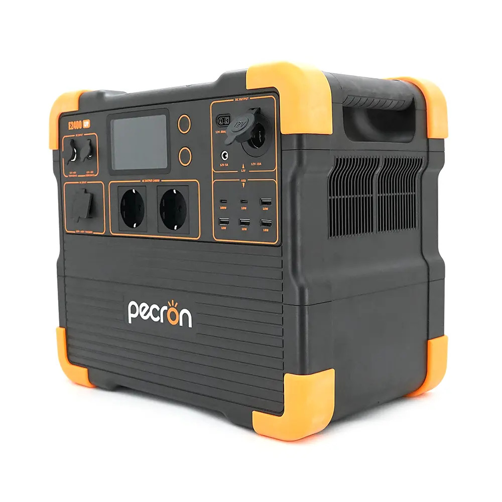 Power station Pecron E2400LFP APP Control, 2048/2400Wh LiFePO4, MPPT 800W max, DC12V-5A, XT60-12V-30A, 3хAC 220, 4xUSB-18W, 2хUSB-C(100W), Fast charge 90min, 376×236×330mm, 20.5kg - фото 4