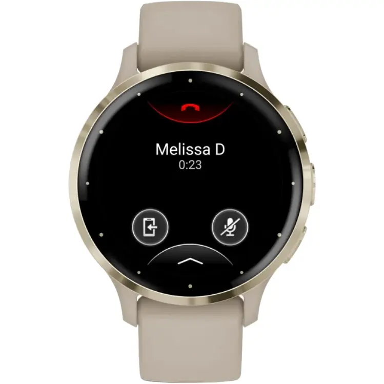 Смарт-годинник Garmin Venu 3S Soft Gold S. Steel Bezel w. French Gray Case and S. Band (010-02785-02) - фото 2
