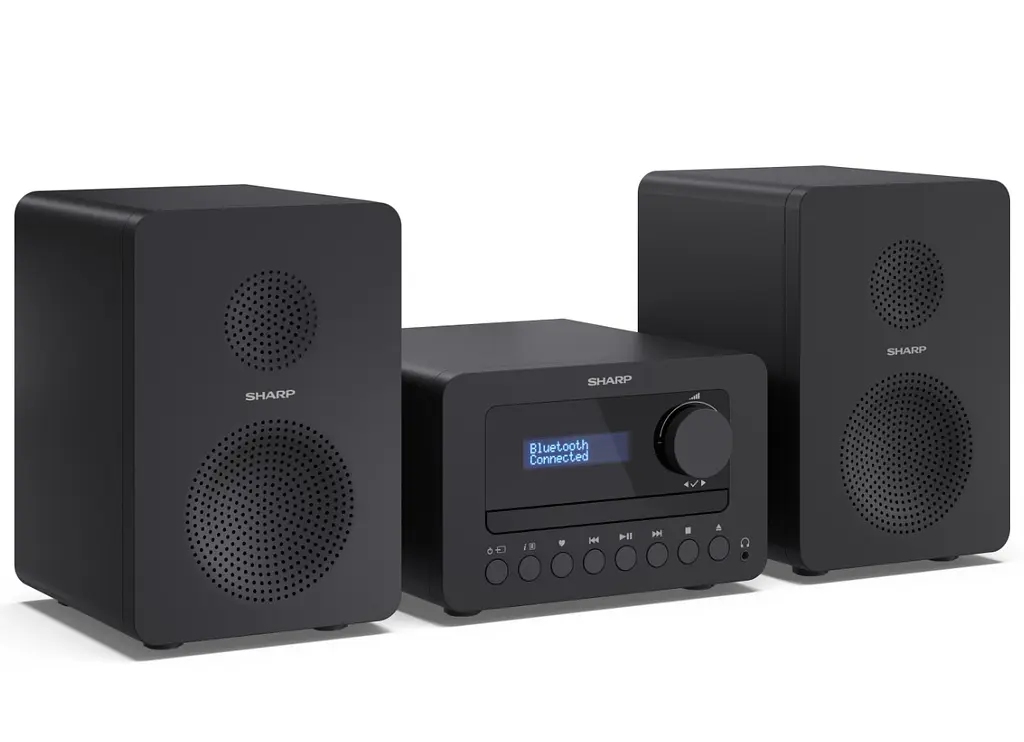 Музичний центр — Hi-Fi мікросистема Sharp XLB514 40W Bluetooth Black - фото 3