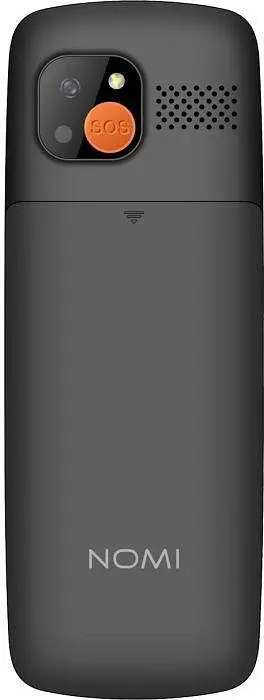 Мобільний телефон бабушкофон Nomi i2440 Black - фото 3
