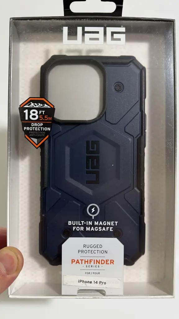 Оригінальний протиударний чохол UAG Pathfinder MagSafe для iPhone 14 Pro (6.1") Mallard 114054115555 - фото 2