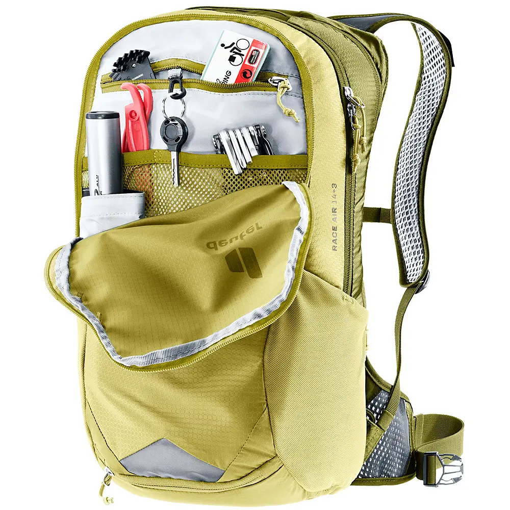 Рюкзак Deuter Race Air 14+3 Yellow (1052-3204423 1206) - фото 11