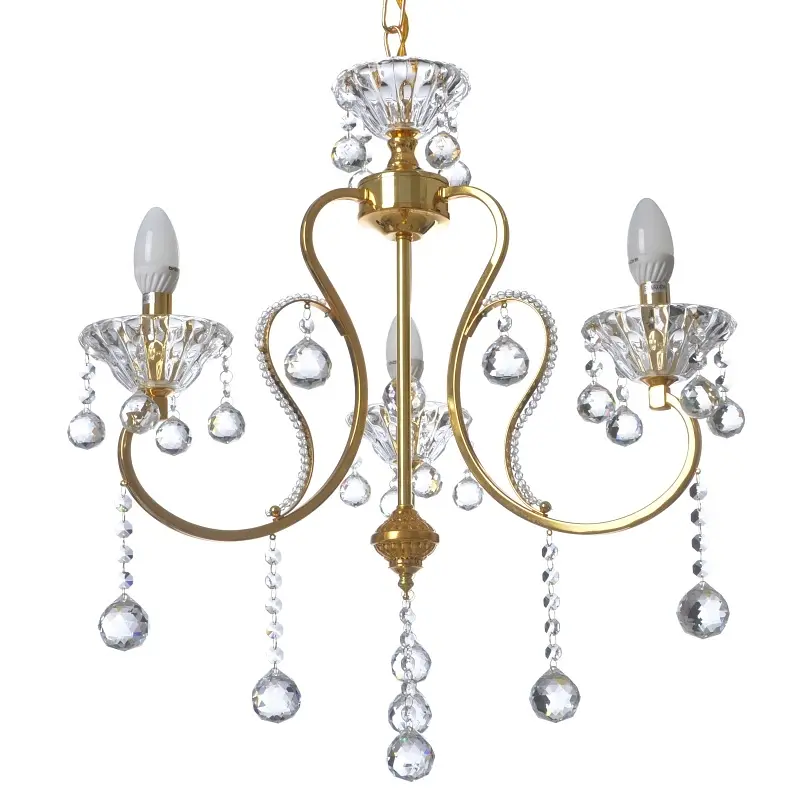 Люстра свеча Brille подвесная хрустальная E14 60W (BCL-659S/3) - фото 5